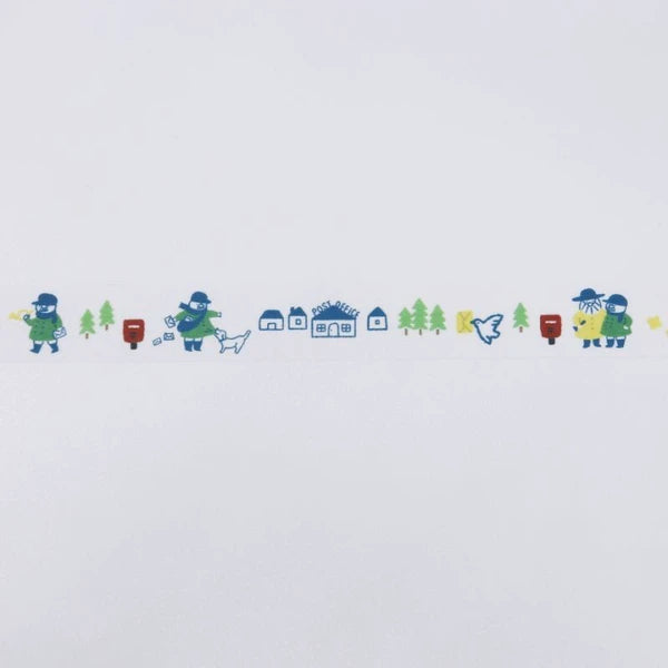 36 Sublo x Kinoshita Ayano Postman Brothers - Washi Masking Tape