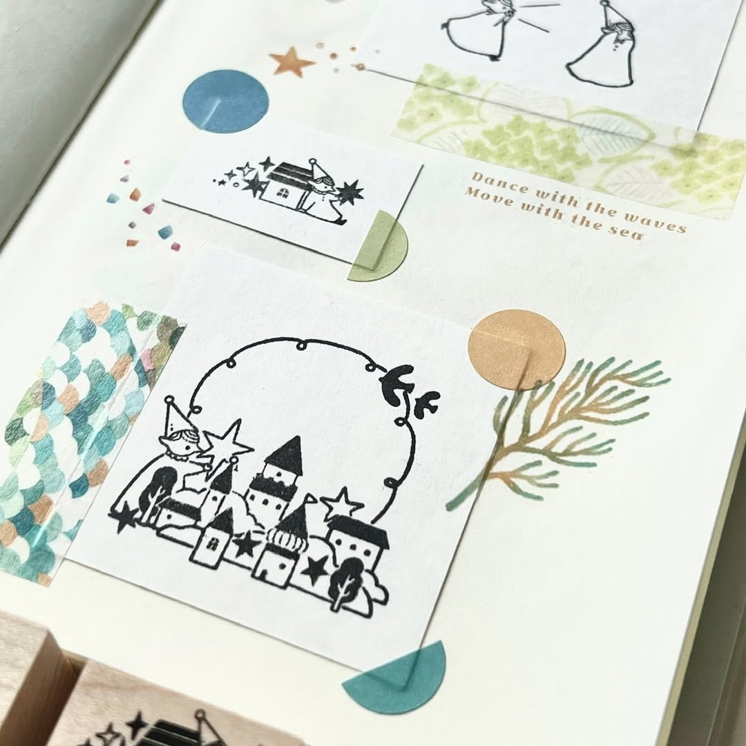 'Star Garden in the Sky Series' Frame Stamp