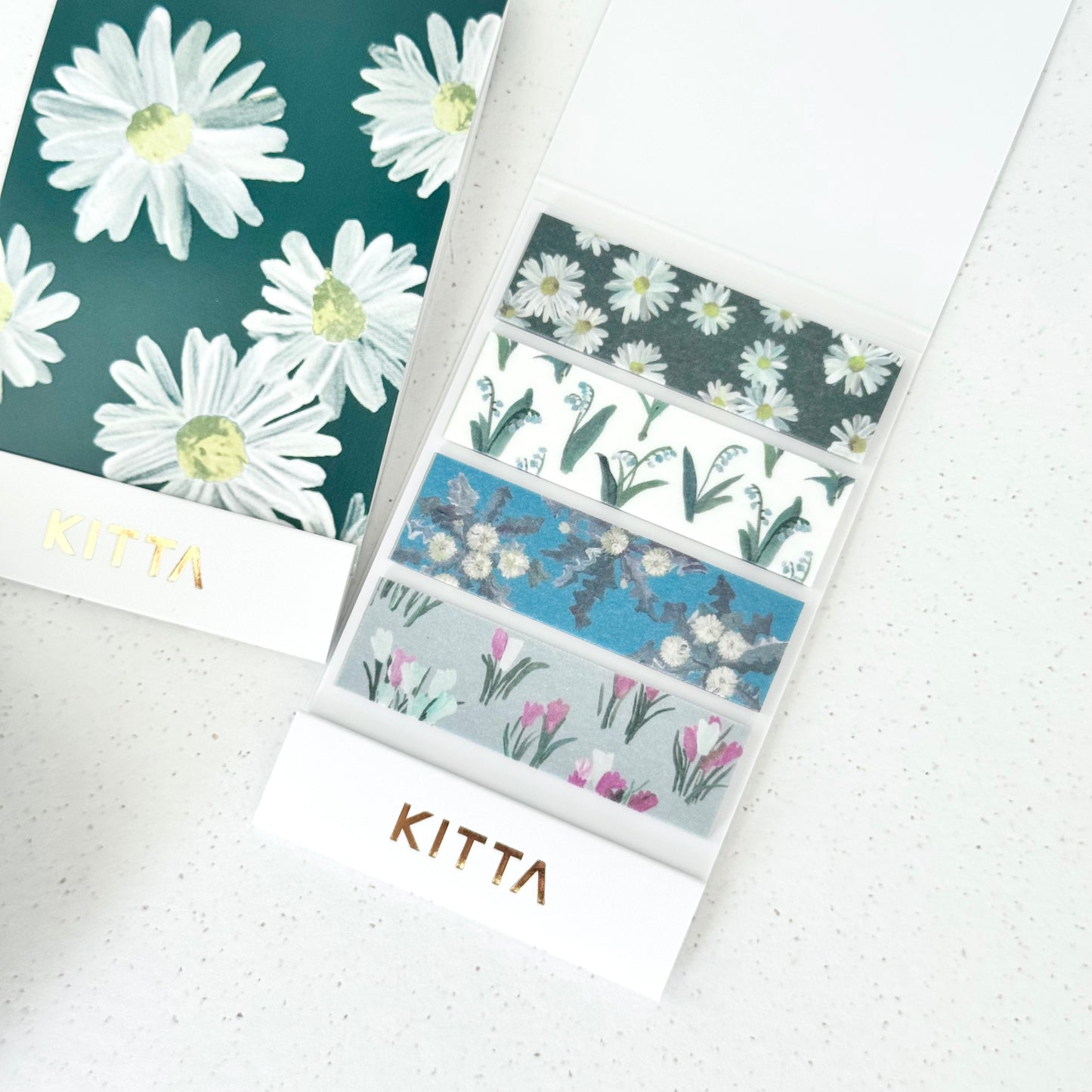 Chrysanthème Audacieux - Ruban de masquage Washi prédécoupé