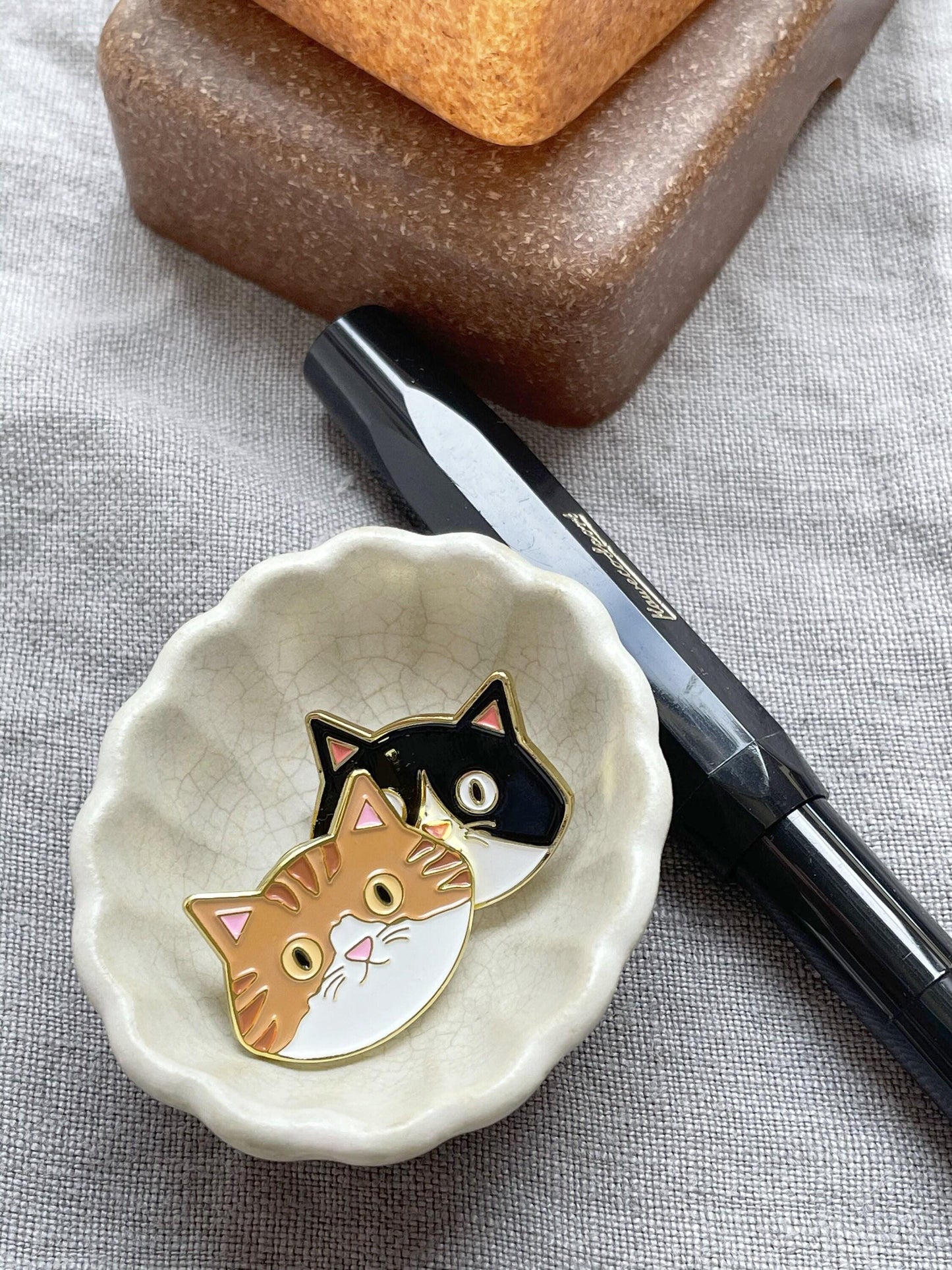 Black Cat Pin by Kazy Chan (Quirky, original character, rare)