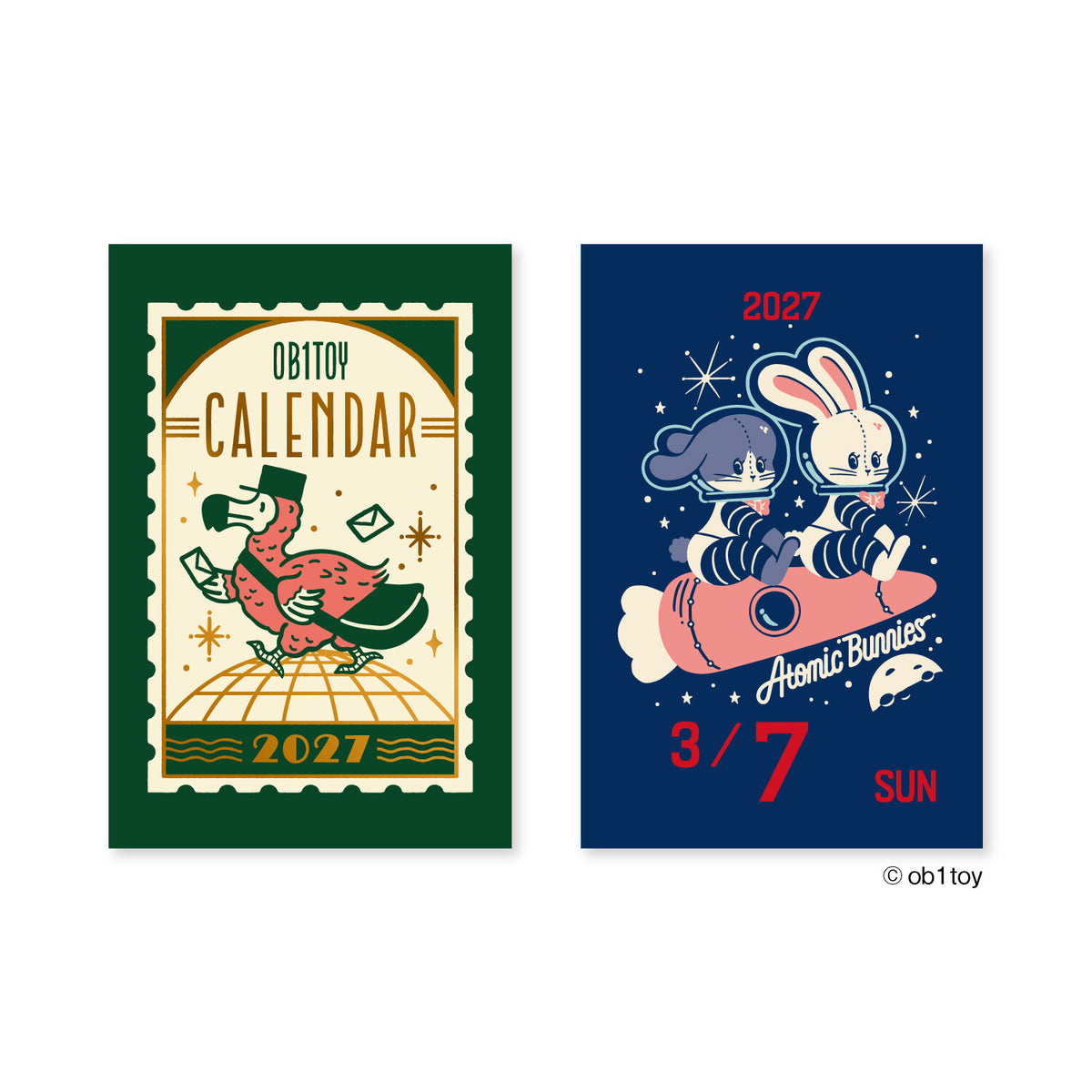 [Pre-order] Ob1toy - 2027 Mini Daily Tear-off Calendar