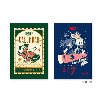 [Pre-order] Ob1toy - 2027 Mini Daily Tear-off Calendar