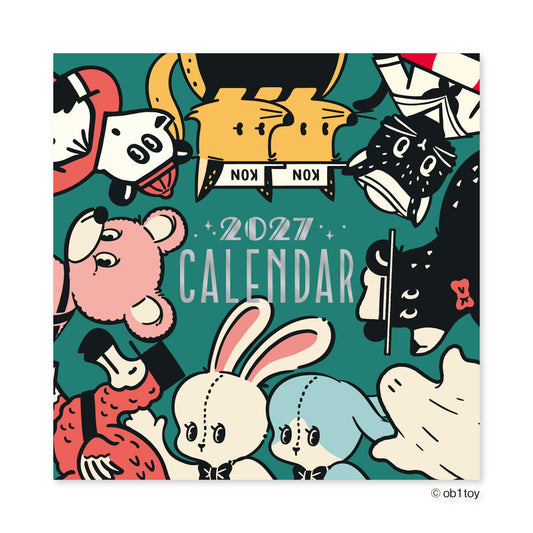 [Pre-order] Ob1toy - 2027 Mini Wall Calendar