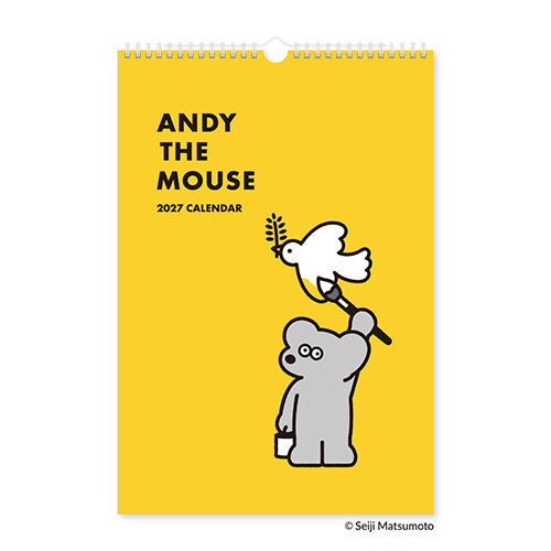 [Pre-order] Matsumoto Seiji 'Mouse ANDY' - 2027 Wall Calendar