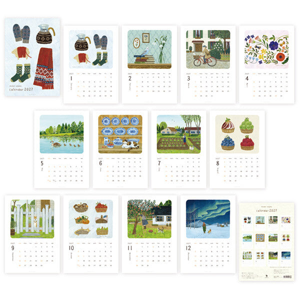[Pre-order] Asano Midori Scenary - 2027 Wall Calendar