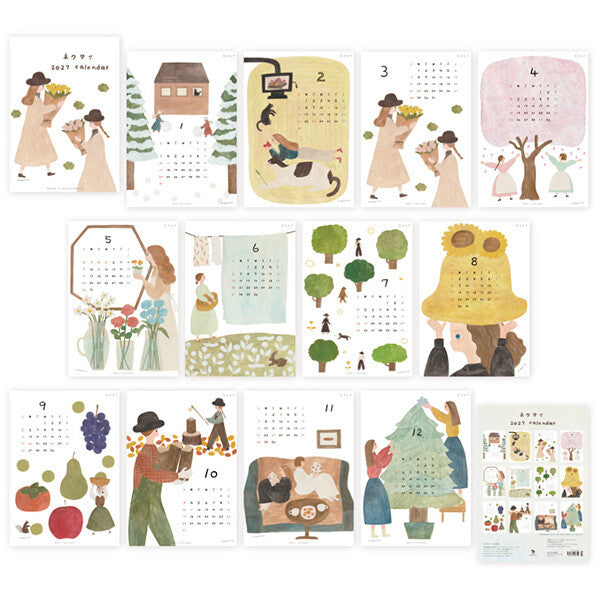 [Pre-order] Necktie 2027 Seasons - Wall Calendar