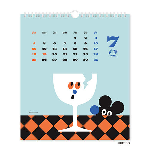 [Pre-order] umao Bear & Cat - 2027 Wall Calendar