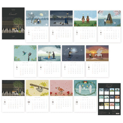 [Pre-order]  Kusaka Akira Nocturne - 2027 Wall Calendar