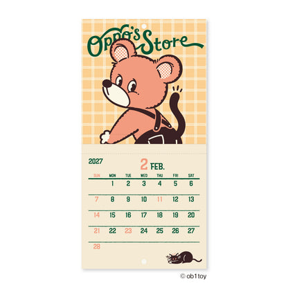 [Pre-order] Ob1toy - 2027 Mini Wall Calendar