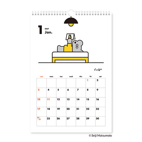 [Pre-order] Matsumoto Seiji 'Mouse ANDY' - 2027 Wall Calendar