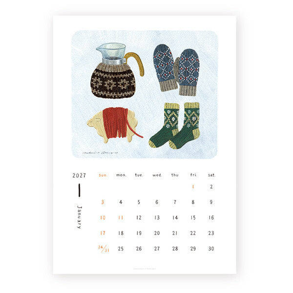 [Pre-order] Asano Midori Scenary - 2027 Wall Calendar