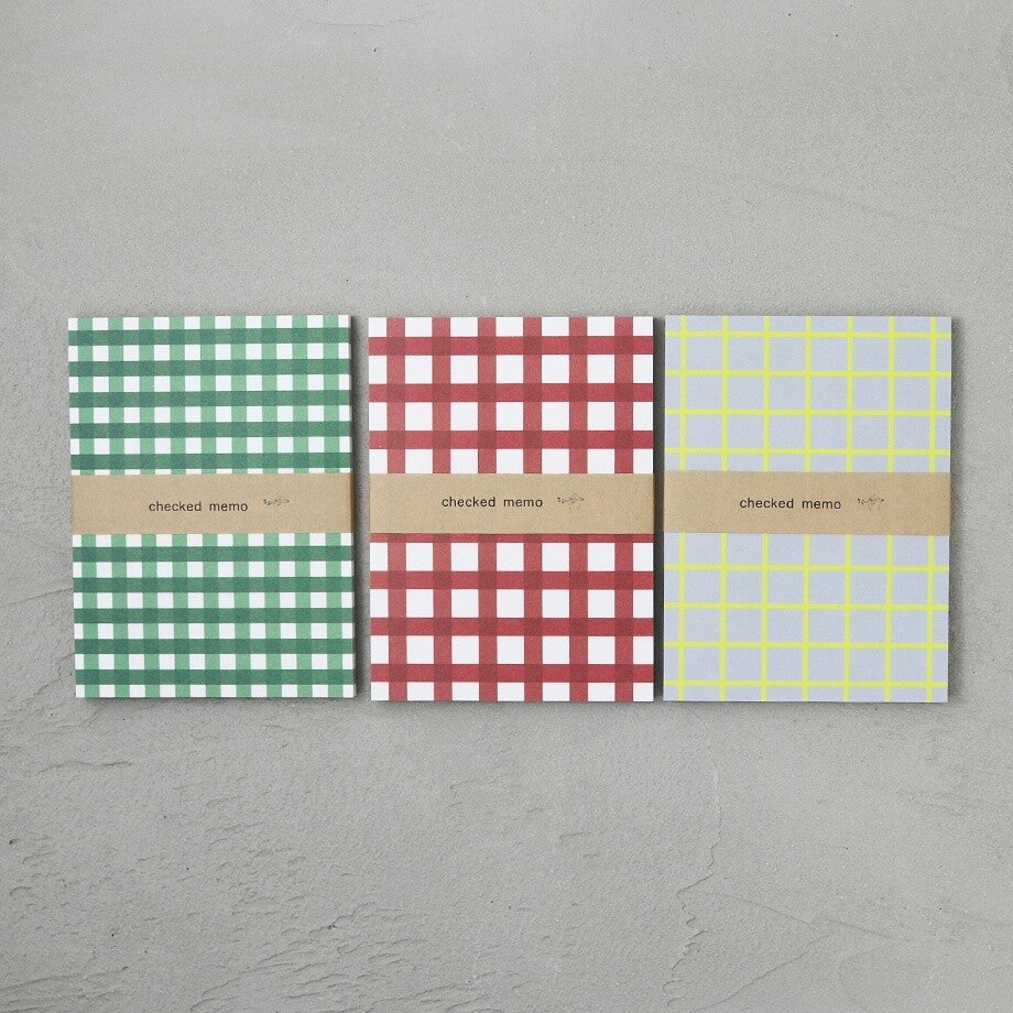 Colourful Checks - Memo Pad