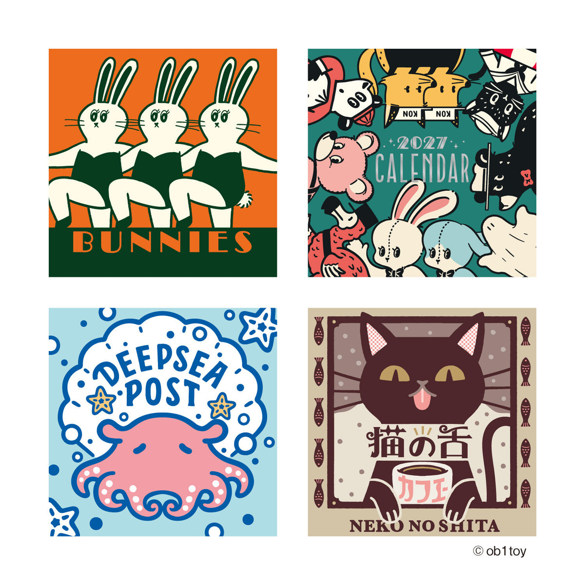 [Pre-order] Ob1toy - 2027 Mini Wall Calendar