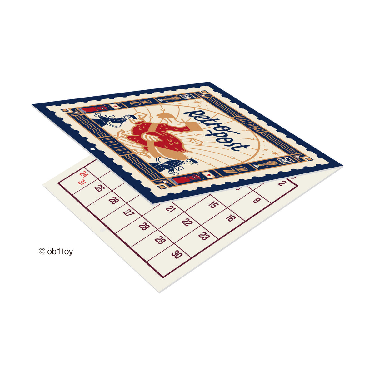 [Pre-order] Ob1toy - 2027 Large Vinyl Size Wall Calendar