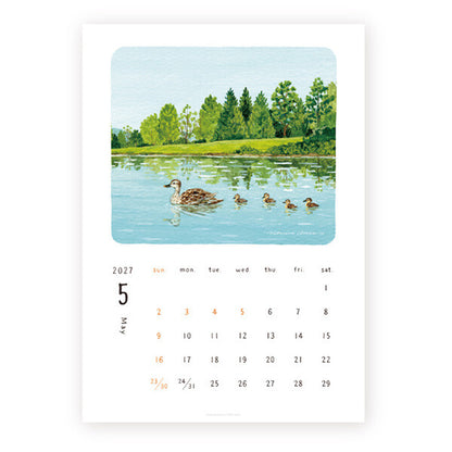 [Pre-order] Asano Midori Scenary - 2027 Wall Calendar