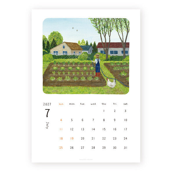 [Pre-order] Asano Midori Scenary - 2027 Wall Calendar