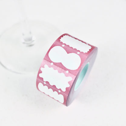 Frame Form Pink - Label Sticker Roll (Large)