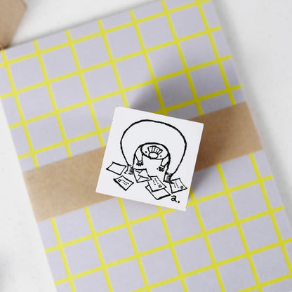 36 Sublo x Kinoshita Ayano Postman - Wood Rubber Stamp