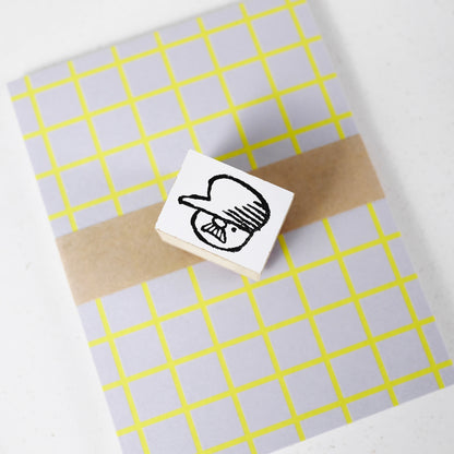 36 Sublo x Kinoshita Ayano Postman - Wood Rubber Stamp