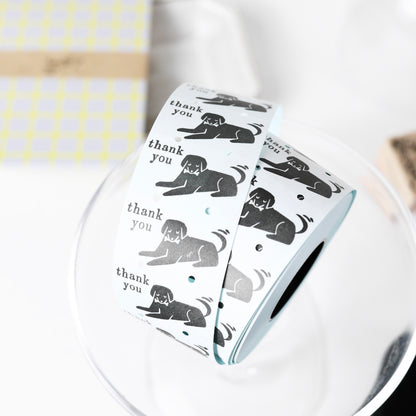 Thank You Dog - Label Sticker Roll (Large)