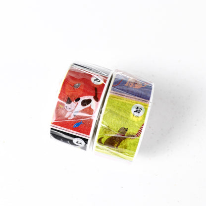 Cats & Dogs Picture Cards - Washi Masking Tape