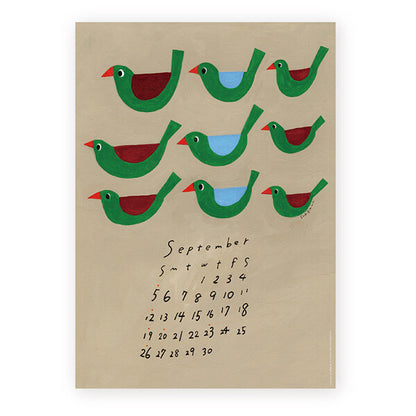 [Pre-order] Subikiawa Birds - 2027 Wall Calendar