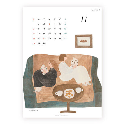 [Pre-order] Necktie 2027 Seasons - Wall Calendar