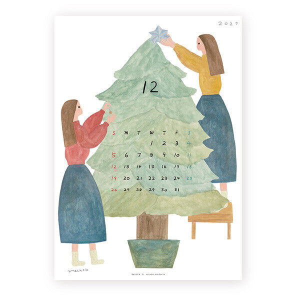 [Pre-order] Necktie 2027 Seasons - Wall Calendar