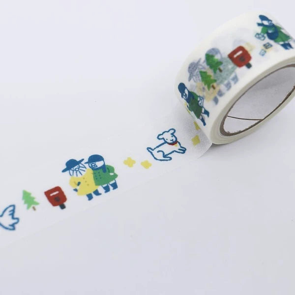 36 Sublo x Kinoshita Ayano Postman Brothers - Washi Masking Tape