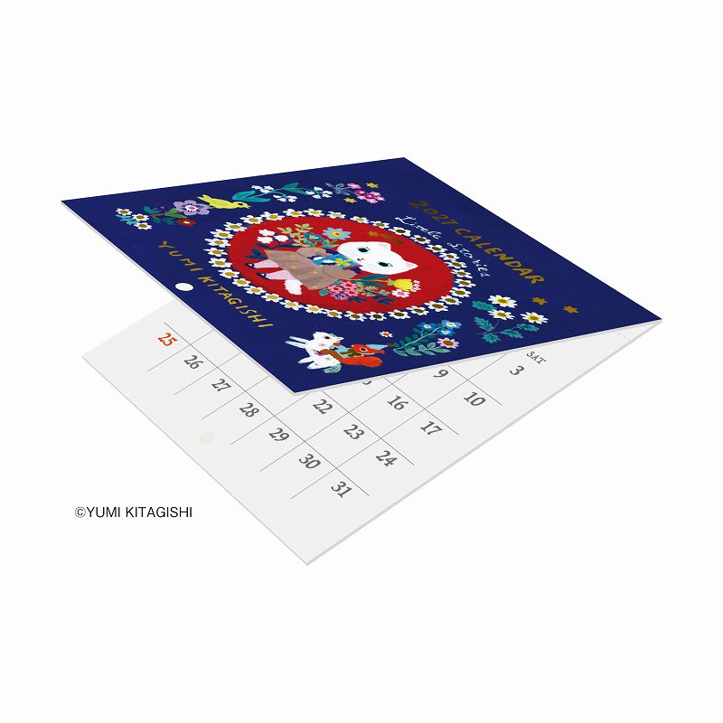 [Pre-order] Kitagishi Yumi - 2027 Mini Wall Calendar