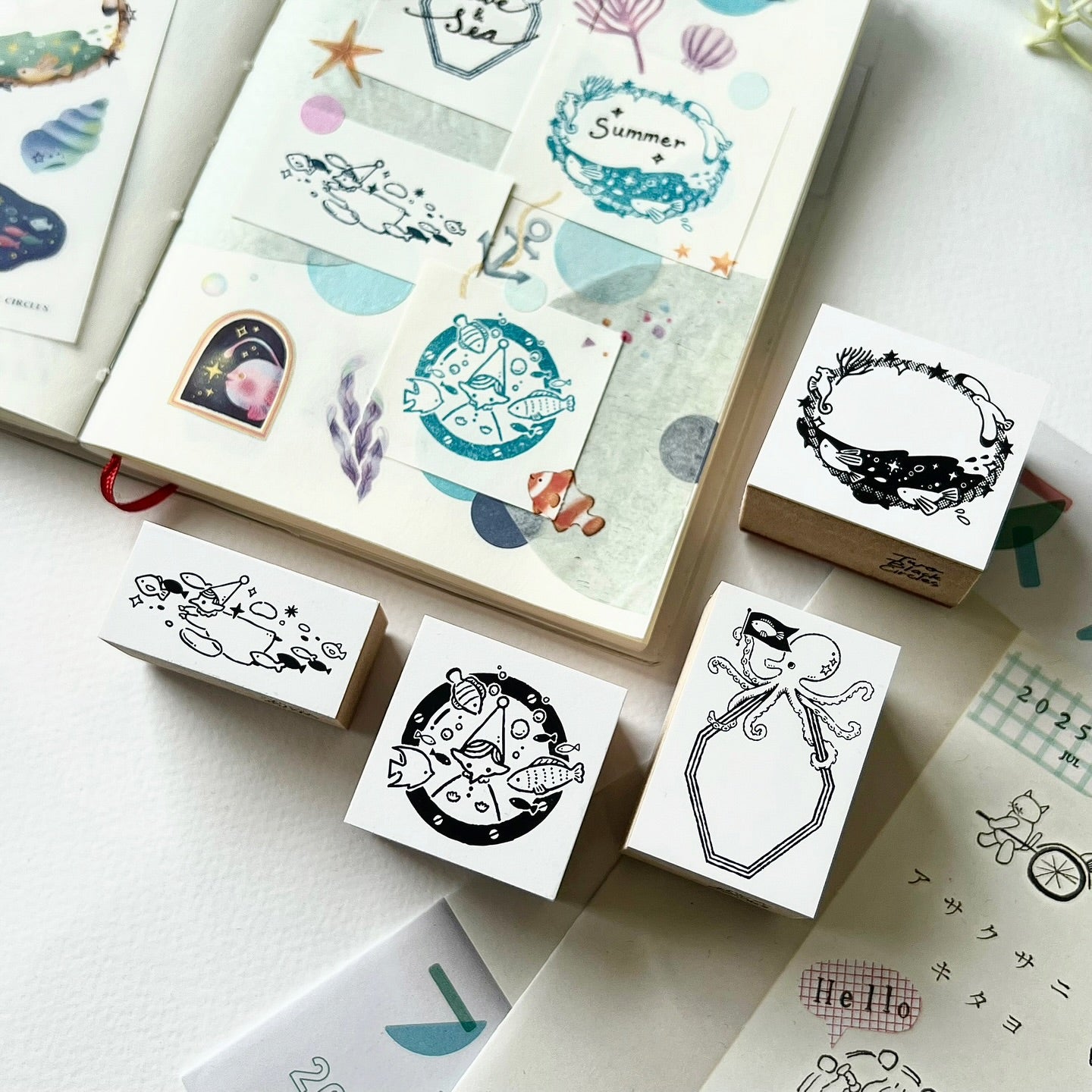 [Pre-order] 'Dance with the Waves Series' Flying Fish Flame Stamp