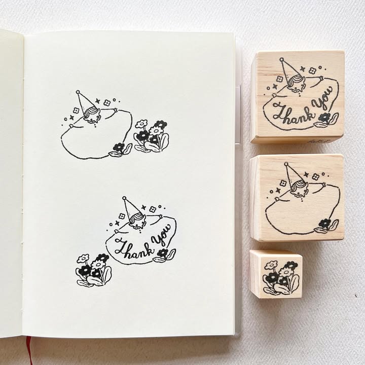 [Pre-order] 'TWO BLACK CIRCLES 2022 Vol.1' Watching Flower Stamp