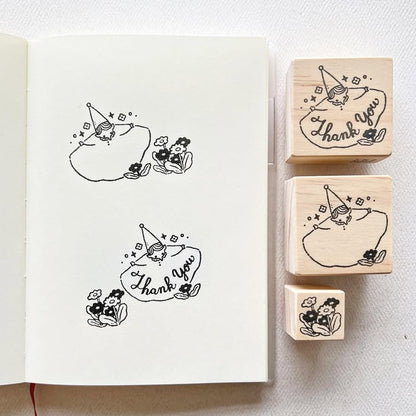 [Pre-order] 'TWO BLACK CIRCLES 2022 Vol.1' Watching Flower Stamp