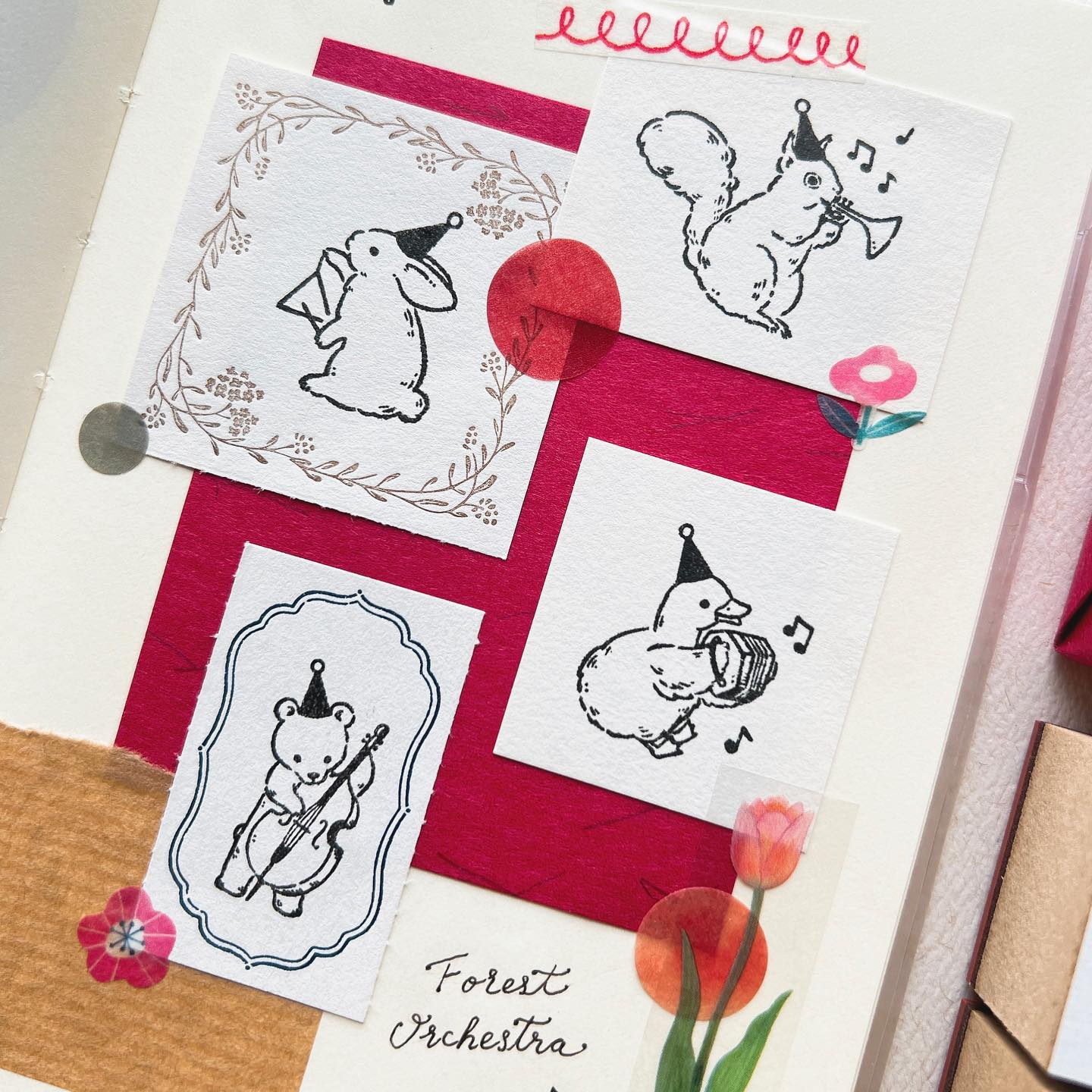 [Pre-order] 'The Forest Orchestra Series' Stamp Set (4 stamps)