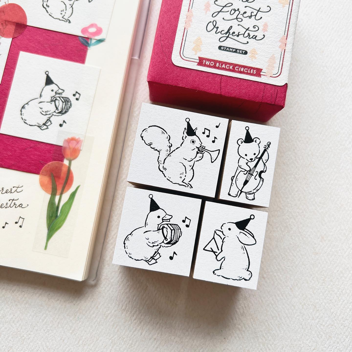 [Pre-order] 'The Forest Orchestra Series' Stamp Set (4 stamps)