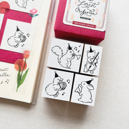 [Pre-order] 'The Forest Orchestra Series' Stamp Set (4 stamps)