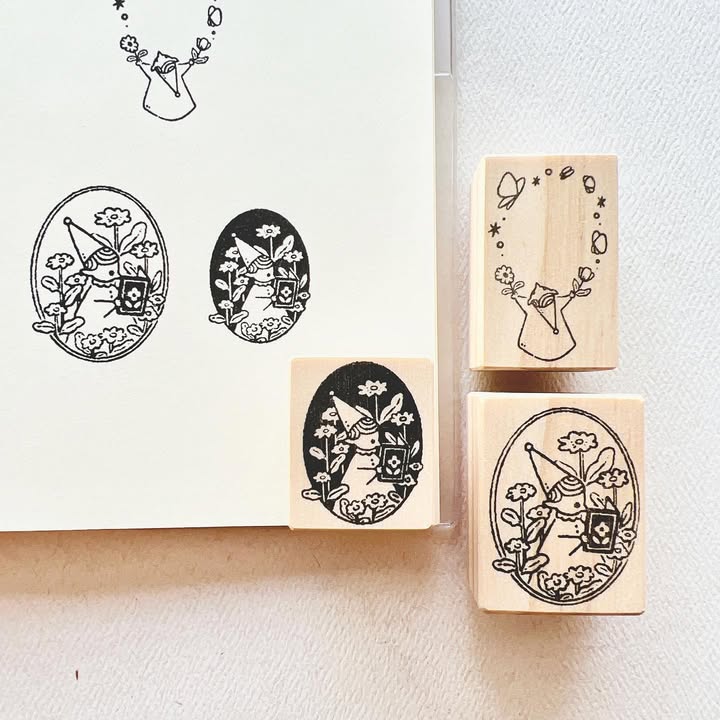 [Pre-order] 'TWO BLACK CIRCLES 2022 Vol.1' Dance of Flowers and Butterflies Stamp