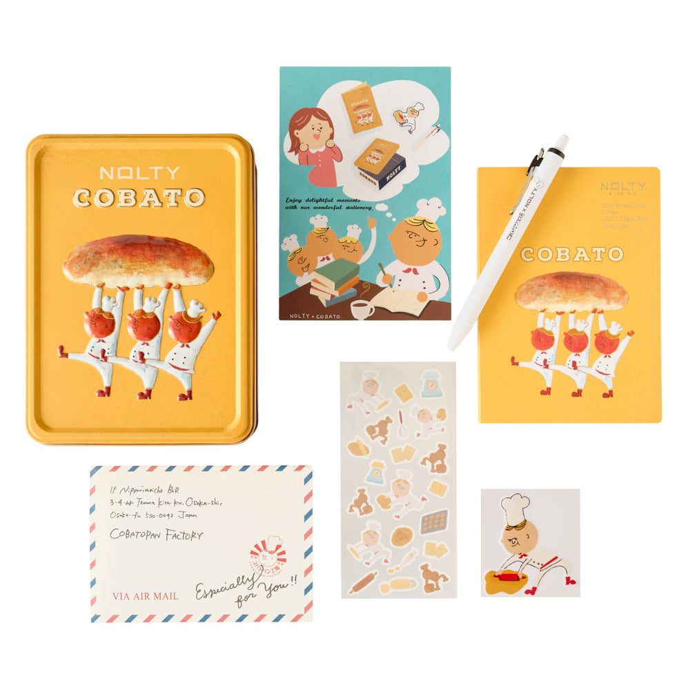 NOLTY x COBATO-PAN Stationery Tin - Stationery Set