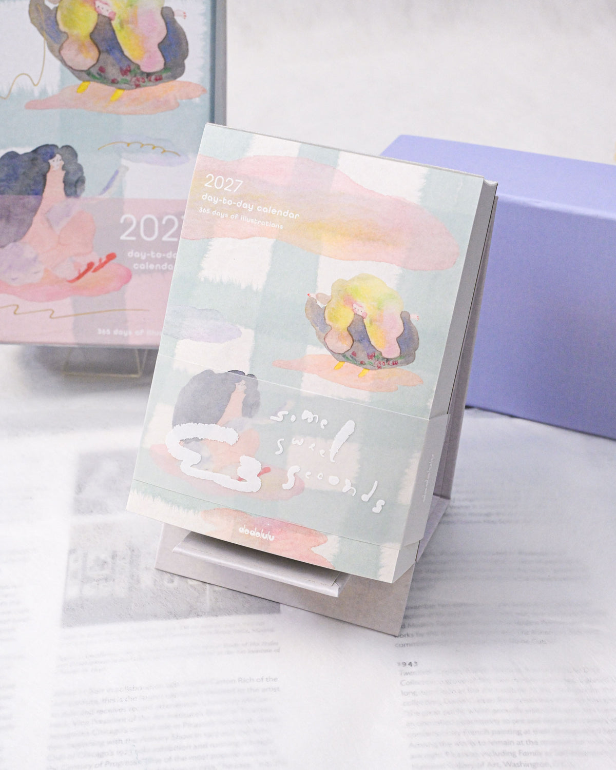 [Pre-order] 'Some Sweet Seconds' 2027 - 365 Day Desk Calendar with Moon Phase