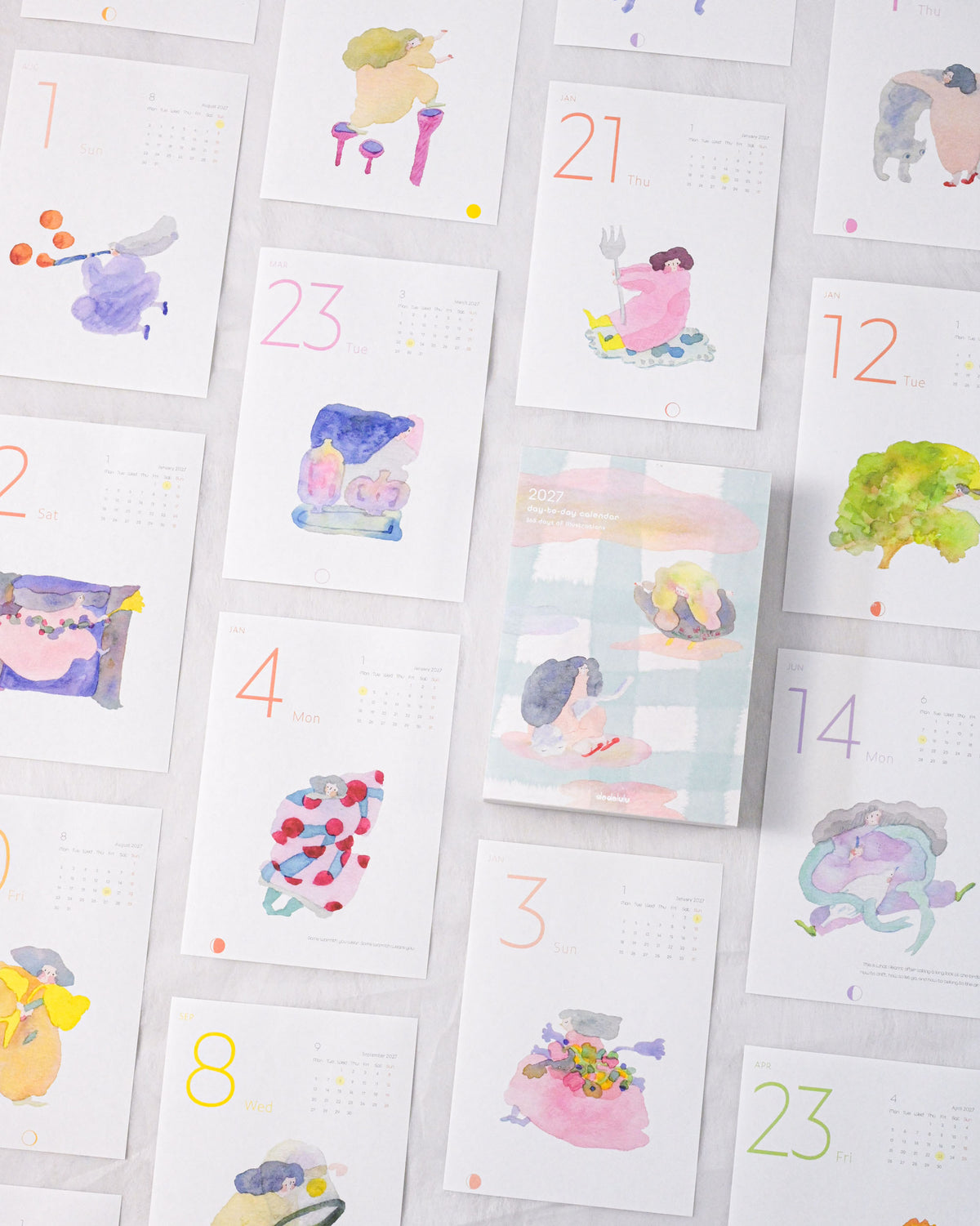 [Pre-order] 'Some Sweet Seconds' 2027 - 365 Day Desk Calendar with Moon Phase