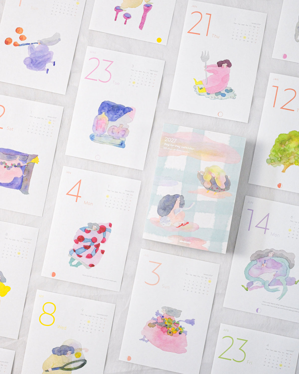 [Pre-order] 'Some Sweet Seconds' 2027 - 365 Day Desk Calendar with Moon Phase