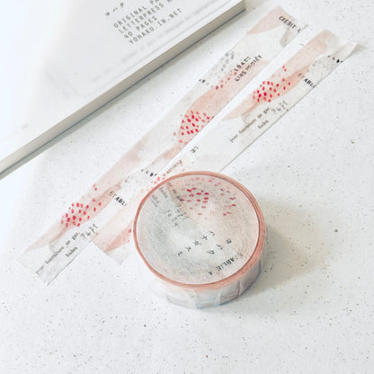 Un rideau vaporeux de fleurs de cerisier - Y-061 Washi Masking Tape