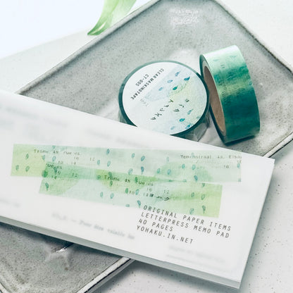 Goutte de pluie - CT-005 Ruban de masquage transparent