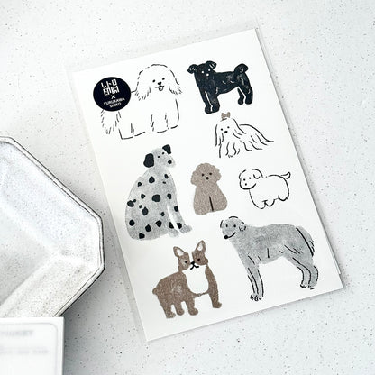 Carte postale "Chiens, c'est parti !" - JAM Retro Printing x Furukawashiko