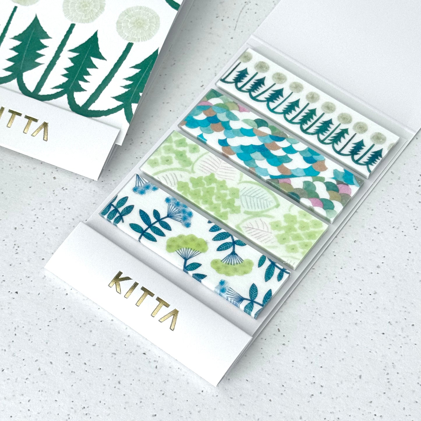 Fyrretræer og Vilde Blomster - Færdigskåret Washi Masking Tape