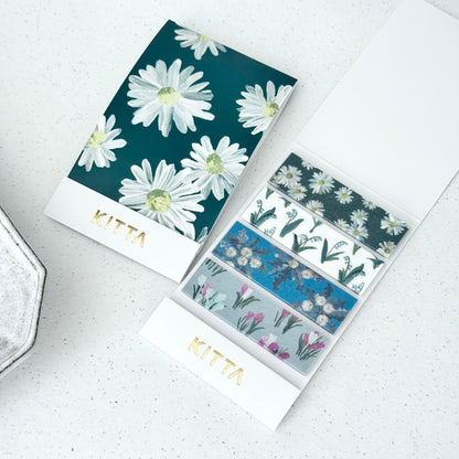 Chrysanthème Audacieux - Ruban de masquage Washi prédécoupé