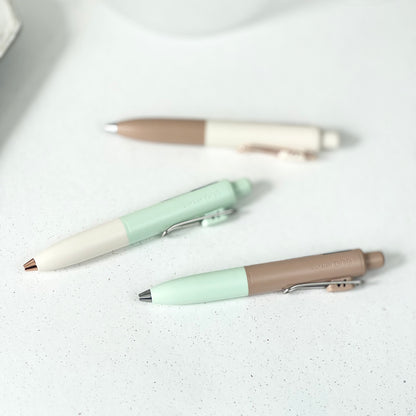 Uni-ball One P 0.5mm Rose Gold Gel Pen - Yogurt