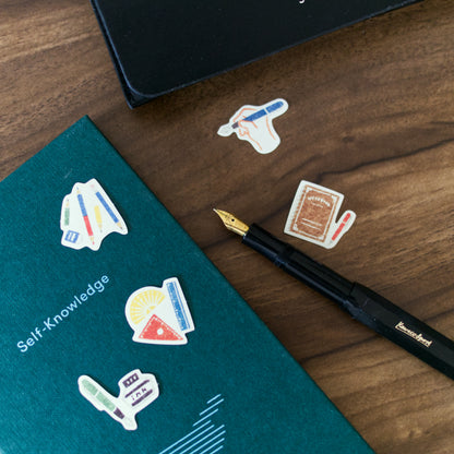 Papirvarer - Die-cut Washi Flakes-klistermærker