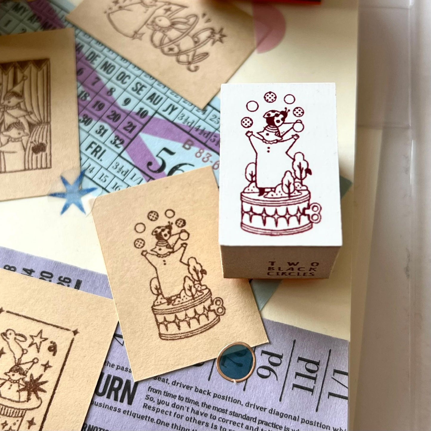 [Pre-order] 'The Tiny Stage Series' Juggling Stamp