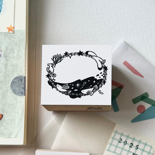[Pre-order] 'Dance with the Waves Series' Flying Fish Flame Stamp